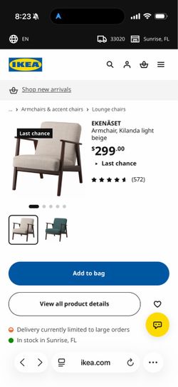 Arm Chairs set of two IKEA