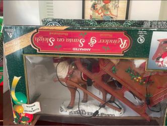 Christmas Animations- Reindeer Sleigh, Elf & Mrs. Clauss