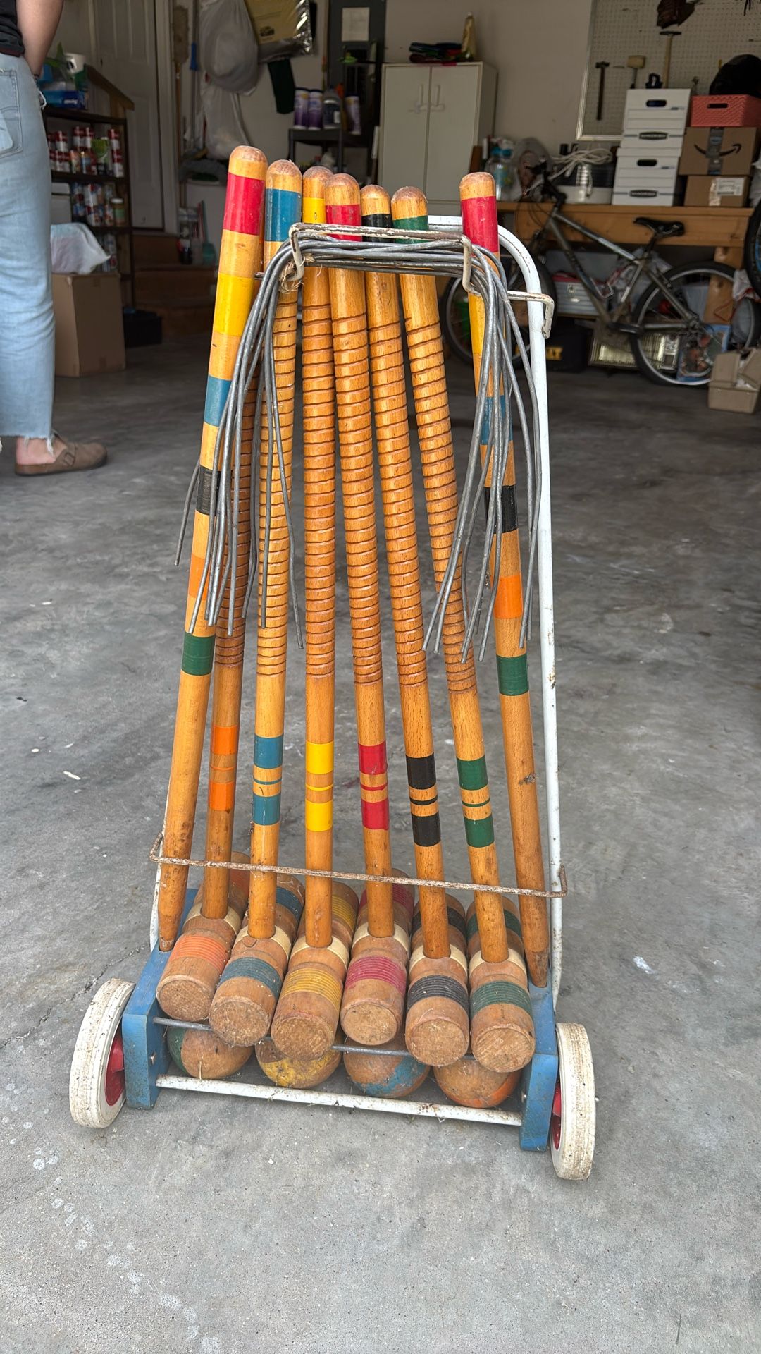 Vintage Croquet Set