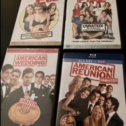 American Pie DVD and Blu-ray Collection- 5 Discs!!