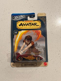 Hot Wheels Silver Series Avatar The Last Airbender MS-T Suzuka #3/5 Diecast New
