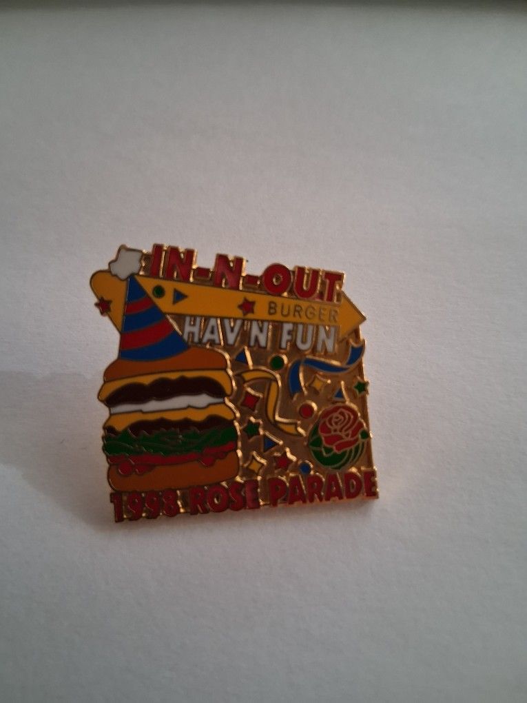In N Out 1998 Rose Parade Pin