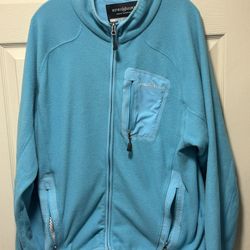 Henri Lloyd Men’s Light Blue Marine Layer Fleece Top Size XL Long Sleeve