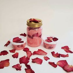 Rose face and body scrub