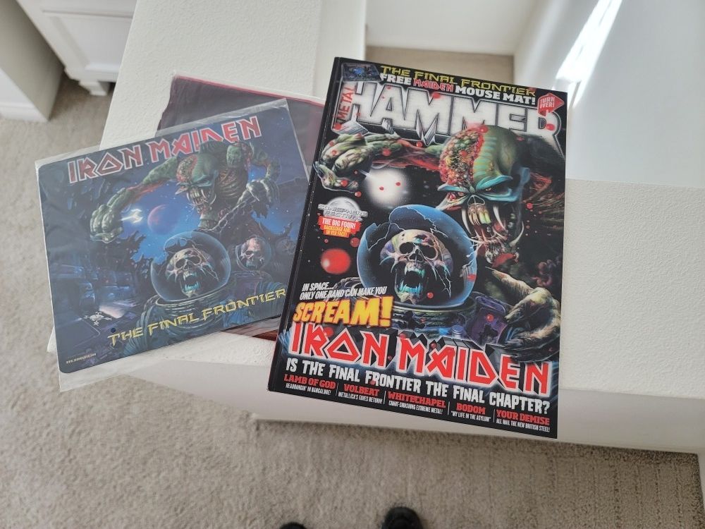 Metal Hammer Iron Maiden The Final Frontier And Book Of Souls Limited Edition Magazines Rare