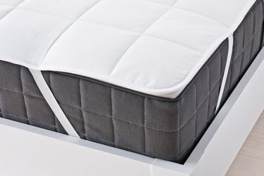 New! Mattress Bed Protector Pad - King Size - 76”x80” - White - High Quality 
