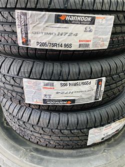 14” 4 new tires 205/75R14