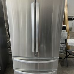 LG 4 Doors SS Refrigerator Like New