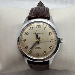 🌰🌰Super Rare Vintage 17 JWL Caravelle by Bulova Mechanical Men Watch 70s🌰🌰
