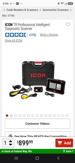 Harbor Freight Icon T8 Professional Intelligent Diagnostic Scanner