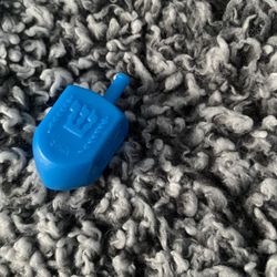 Plastic Dreidle Toy - Blue