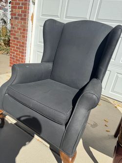 Large Black Chair