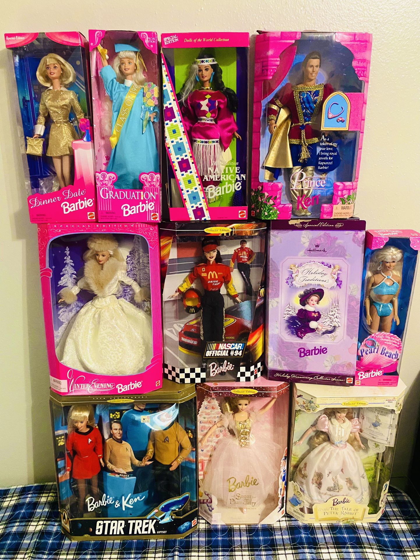 VINTAGE Barbie And Ken Doll Collection PACKAGE