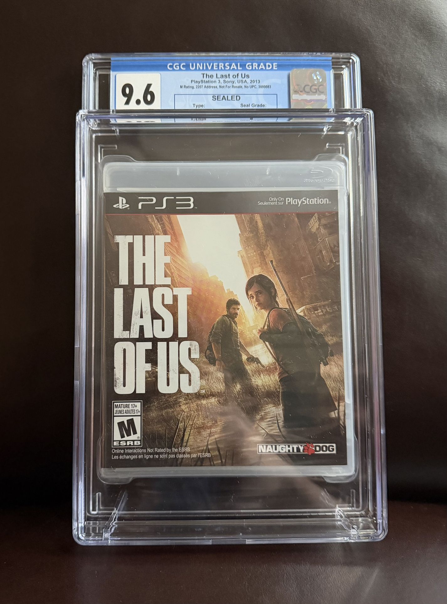 Brand New The Last Of Us PlayStation 3 PS3 Sealed/Graded CGC 9.6 A
