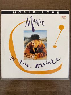Monie Love – Monie In The Middle Original 1990 12” Maxi Single Vinyl Hip Hop