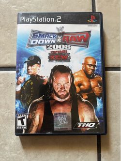Smack down vs raw 2008 Ps2 game
