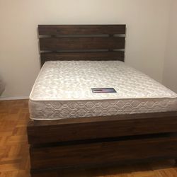 Rustic Queen Bed Frame and Headboard & Matching Dresser ( can be sold separately)