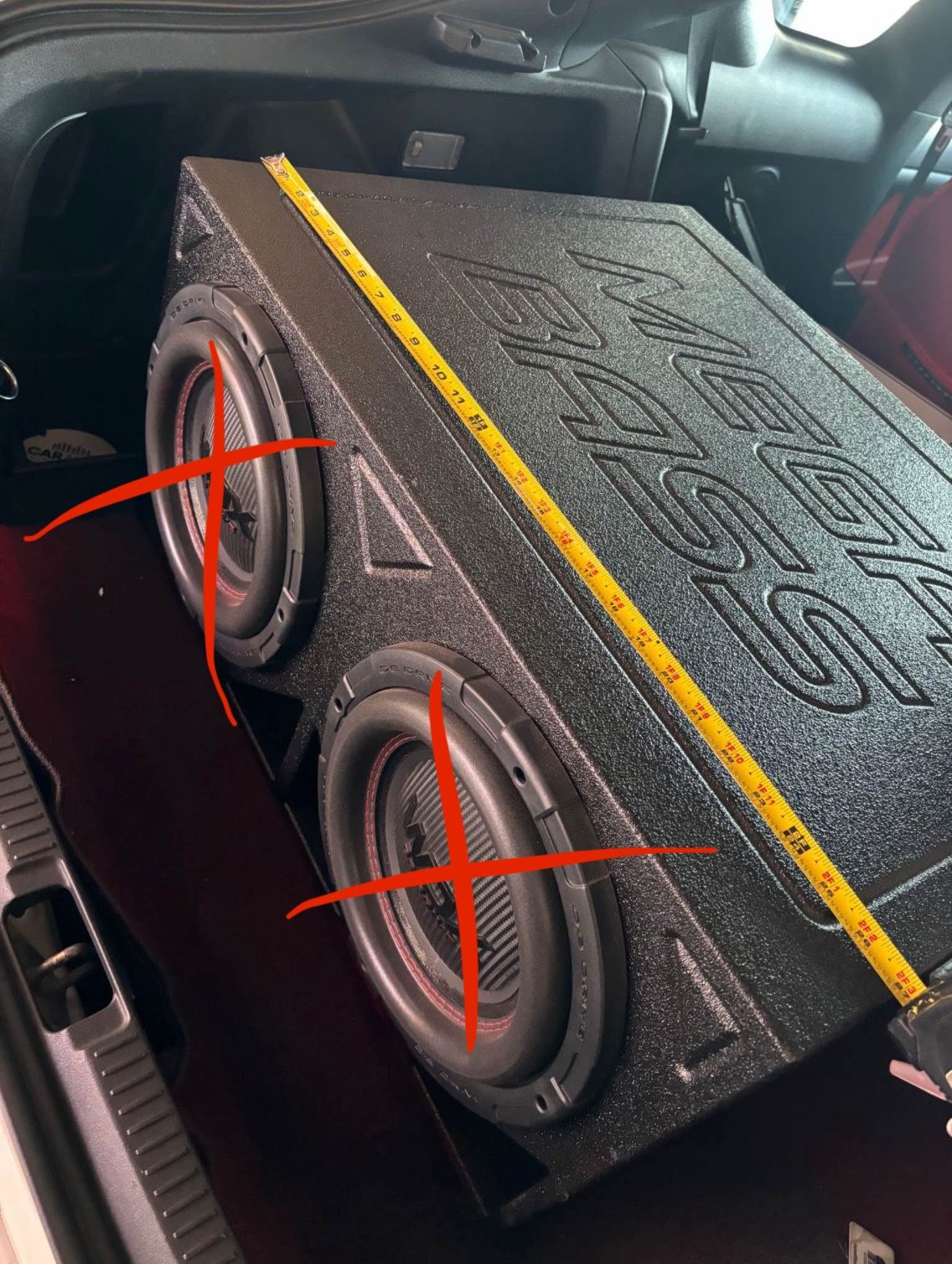 BOX ONLY - 10inch Subs