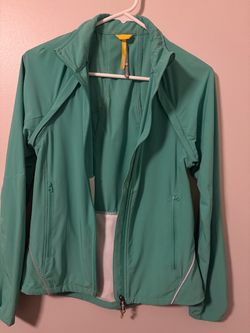 Teal Women's Athletic Zip-Up Jacket