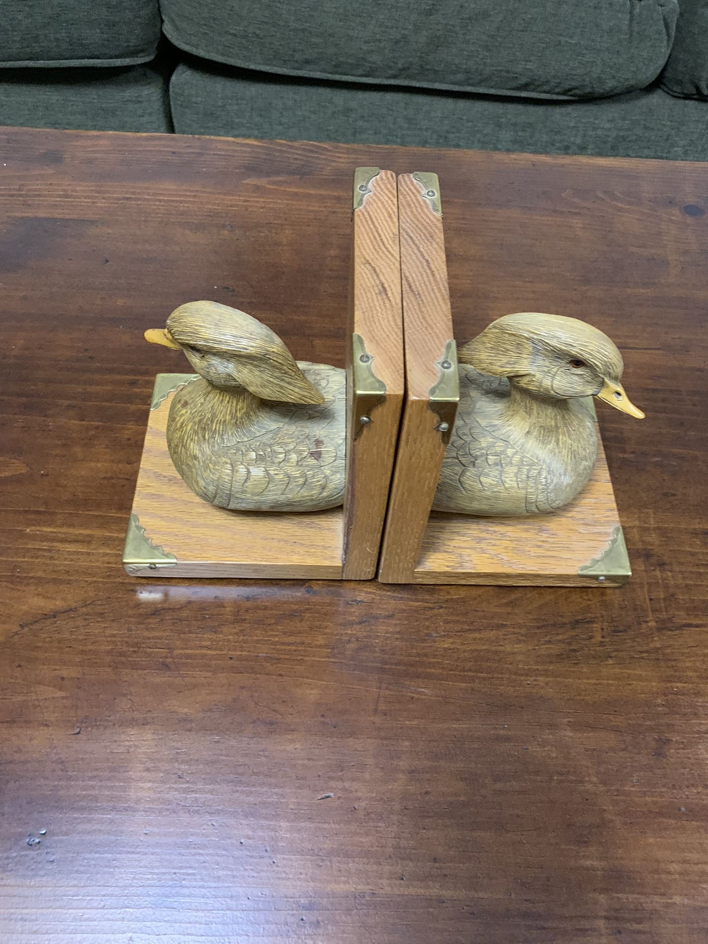 Vintage Beautiful Duck Bookends