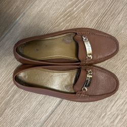 Coach Leather Loafers - Tan 