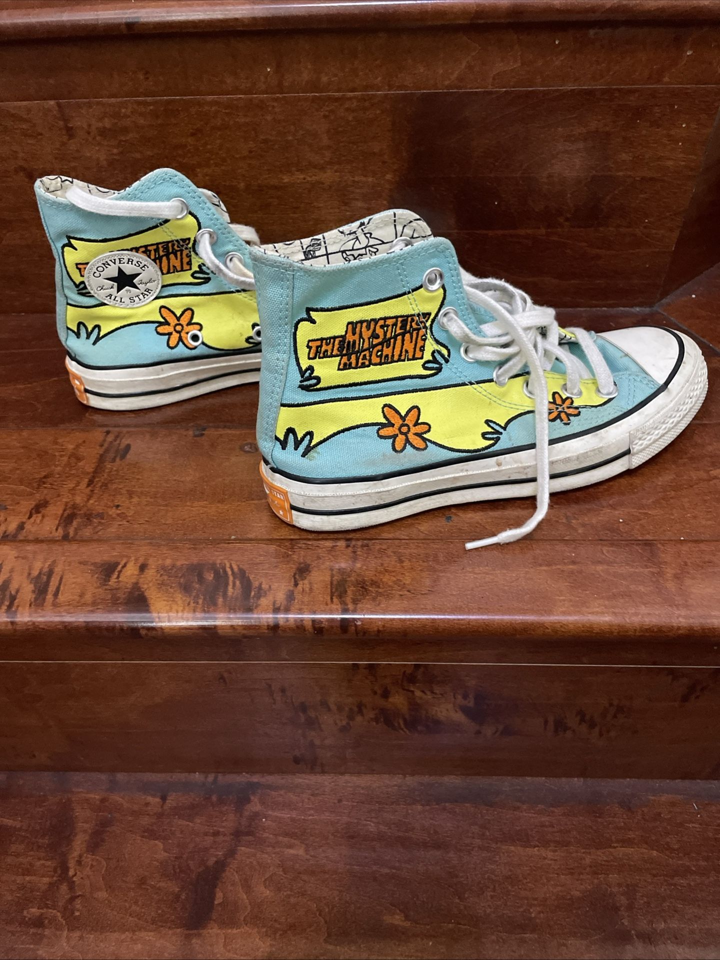Converse Chuck 70 High Top x Scooby-Doo The Mystery Machine Shoes Womens SZ 5.5