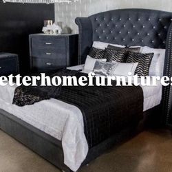 New 4pc Bedroom Set FREE mattress Buy Now Pay Later $39 Down