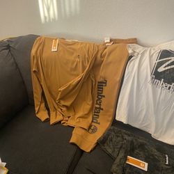 Timberland Wardrobe Sweat Pants , Shirts Brand New 