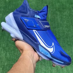 NIKE FORCE ZOOM TROUT 8 ELITE “HYPER ROYAL / WHITE” METAL BASEBALL CLEATS (Size 11, Men’s)