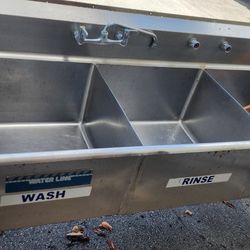 3 Compartment Sink 