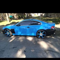 BMW 6 SERIES 645ci Turquoise And Black