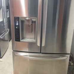 LG REFRIGERATOR NEW COMPRESSOR INSTALLED WORKS GREAT CAN DELIVER 