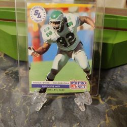 1992 Pro Set Reggie White Hall Of Famer Card Number 18