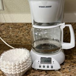 Coffee maker and filter 