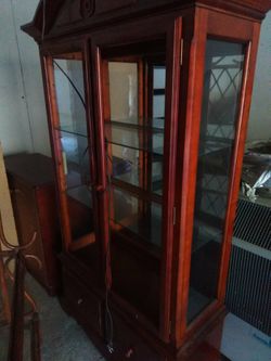 Antique China cabinet. 125. Must go this week