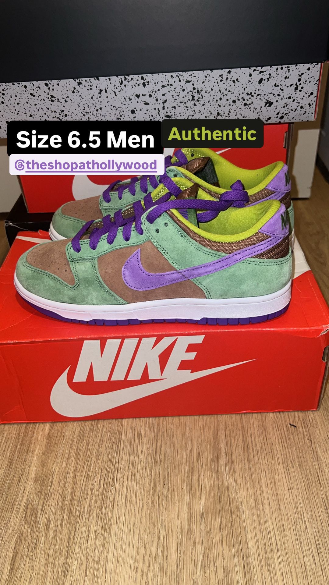 New Nike Dunk Low Veneers Size 6.5 Men / 8 Women’s