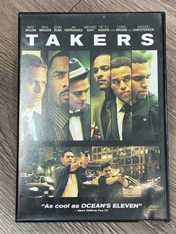 TAKERS (2010) action thriller film starring Matt Dillon, Paul Walker, and Idris Elba