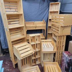 Wooden Craft Fair Market Displays 