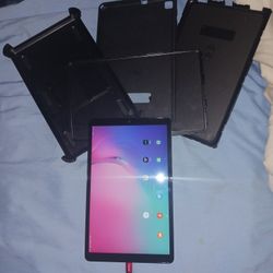 Galaxy Tablet A Only Used For Work, Go For Around 200$, Not A Scratch On It, Perfect Condition, Plus OtterBox Case Worth 60$ Included