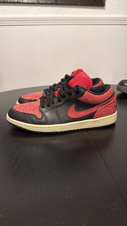 Men’s Jordan 1 Shoes Elephant Print Used Size 10.5