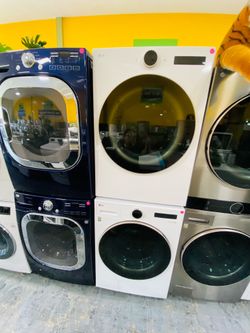 Lg white Washer and dryer no credit needed