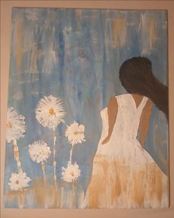 Acrylic Painting on Canvas Frame 30" x 24" *50.00 Firm* Home Decor Artwork Art