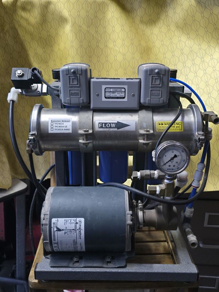 COMPACT COMMERCIAL REVERSE OSMOSIS WATER SYSTEMS 450 GPD