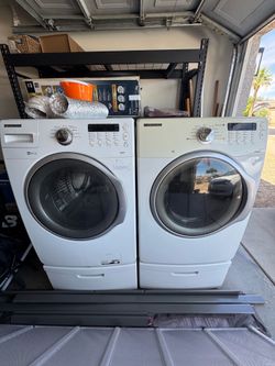Samsung washer and gas dryer