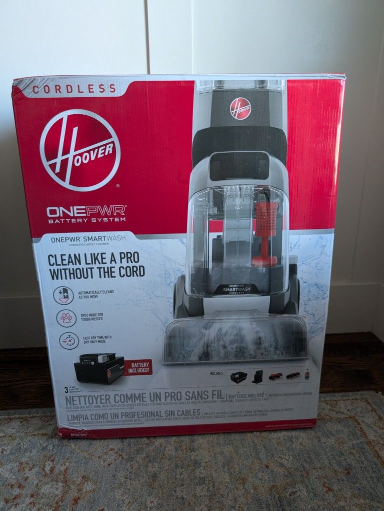 NEW** Cordless Hoover Carpet Cleaner / Shampooer