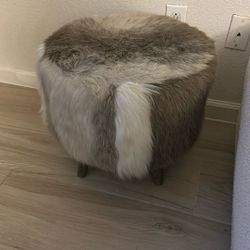 Threshold Fur Ottoman 