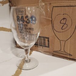 NEW Lot of 8 Libbey 8439 Wine glass Glasses Clear Restaurant Bar Beverage Serving Party Fiesta 
