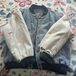 busted up jacket 