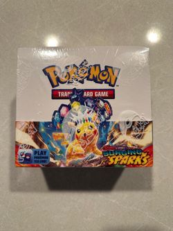 Surging Sparks Booster Box *BRAND NEW SEALED* Pokemon Scarlet Violet Pikachu TCG Alt Art English