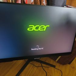 Acer Desktop Computer With 27 Inch Samsung Nvidia G-Sinc Monitor Plus Blackweb Keyboard And Blackweb Mouse
